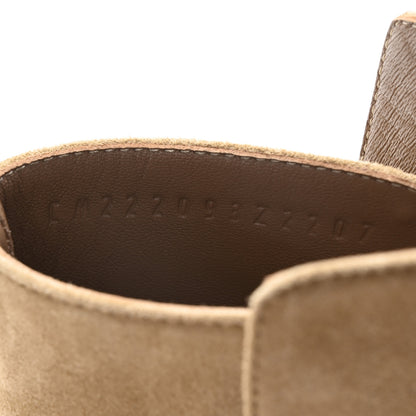 Hermes Suede Frenchie 50 Ankle Boots 36 Beige Gobi 9 of 10