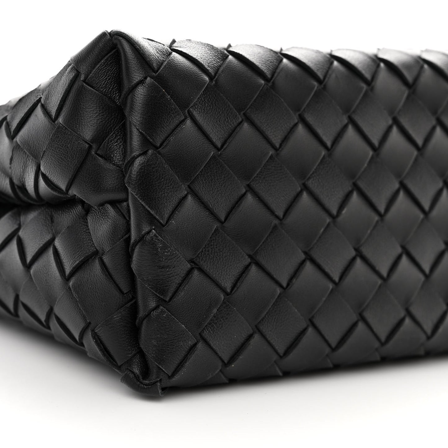Nappa Intrecciato Small Andiamo Shoulder Bag Black