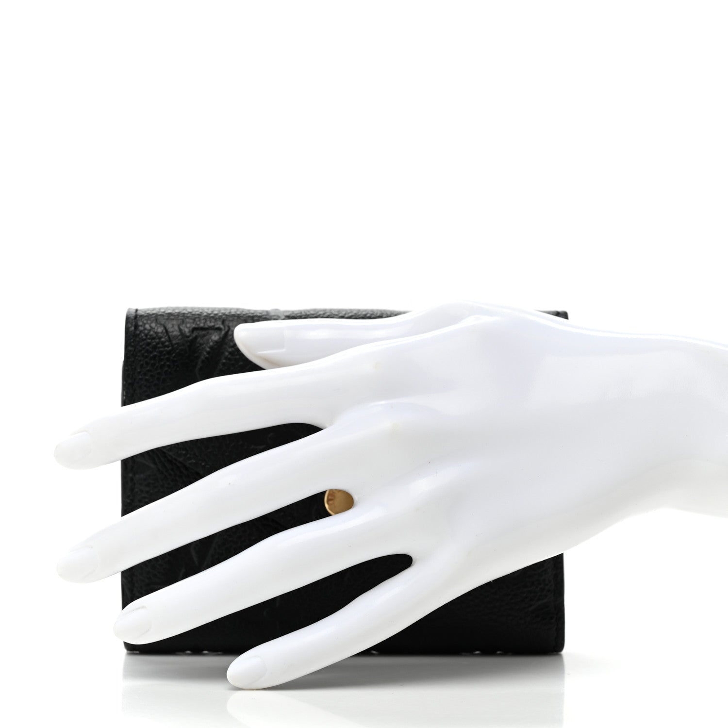 Louis Vuitton Empreinte Victorine Wallet Black 2 of 7