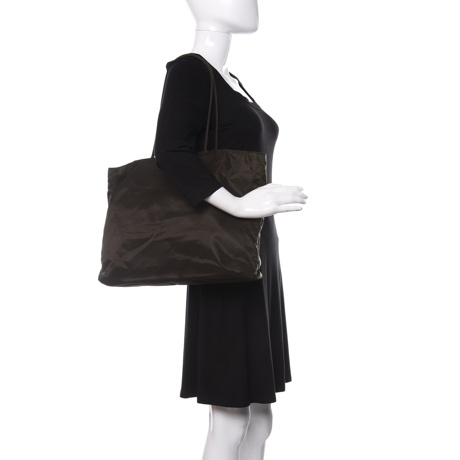Prada Tessuto Nylon Tote Black 2 of 10