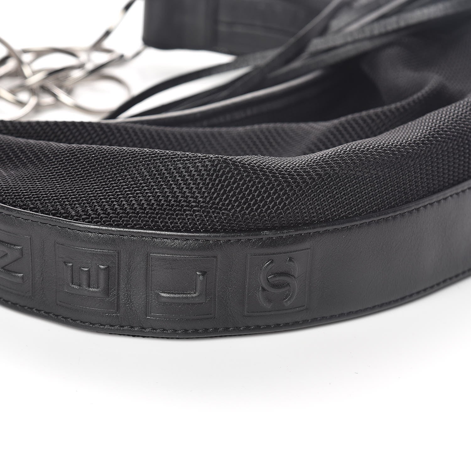 Chanel Mesh Calfskin Sport Tassel Hobo Black 8 of 9