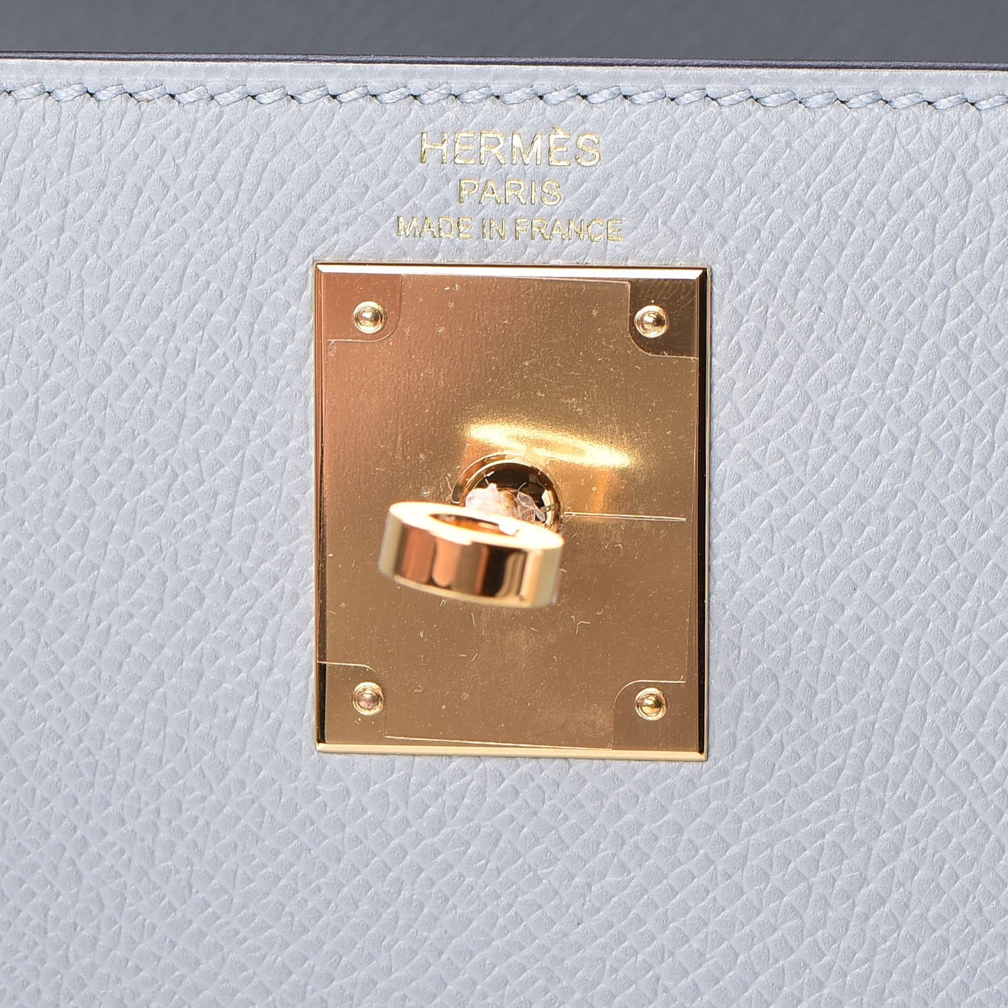 Epsom Kelly Sellier 28 Bleu Glacier