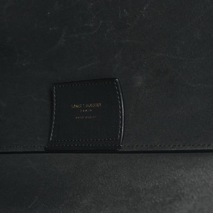 Saint Laurent Calfskin Large Shopping Tote Storm 7 of 12