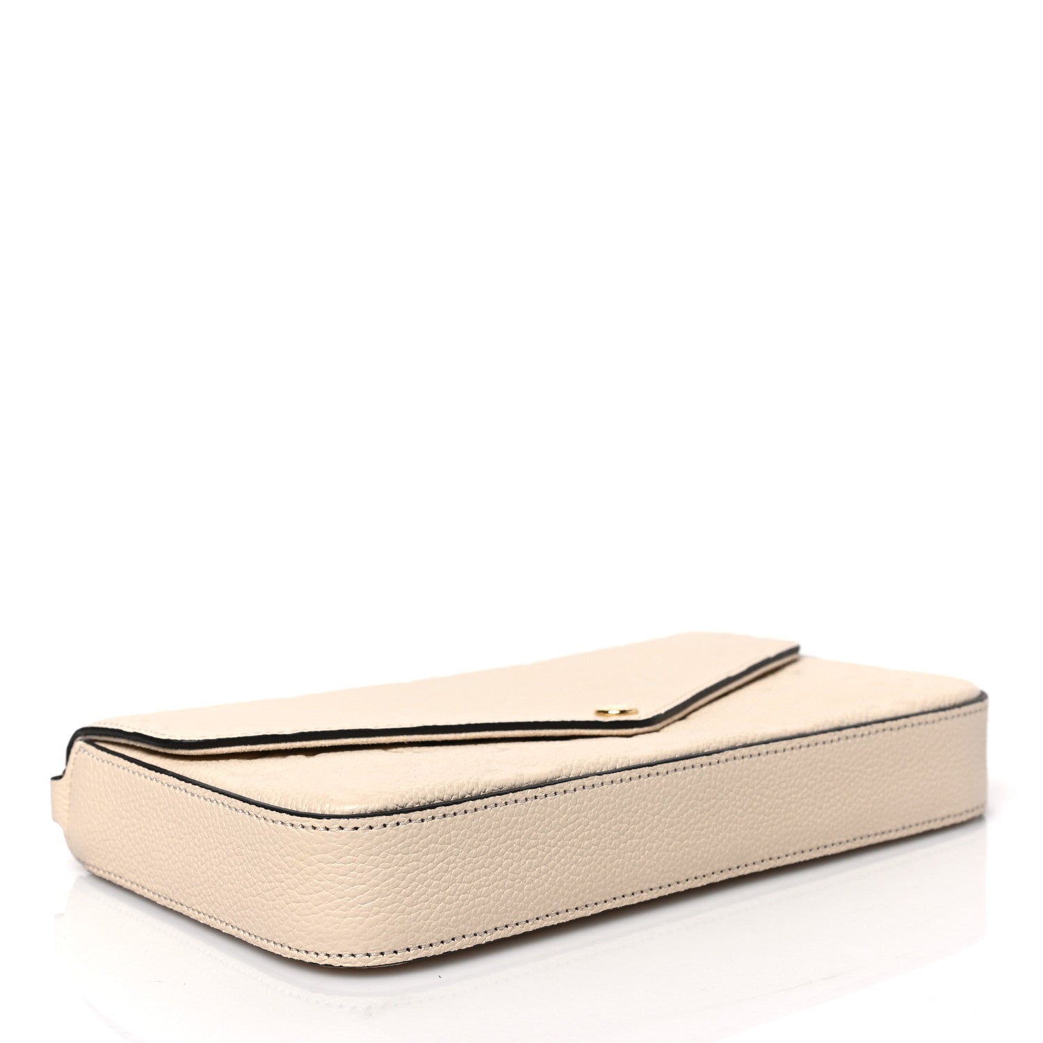 Louis Vuitton Empreinte Pochette Felicie Chain Wallet Cream 4 of 8