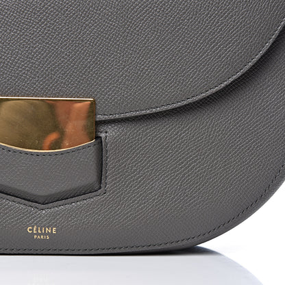 Celine Grained Calfskin Medium Trotteur Light Anthracite 11 of 12