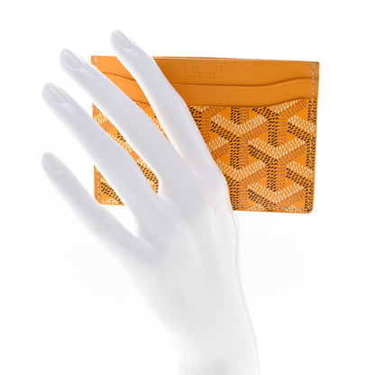 Goyard Goyardine Saint Sulpice Card Holder Yellow 2 of 6