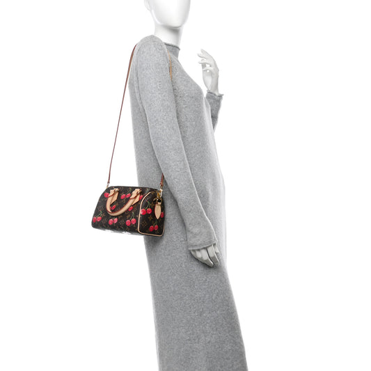 LV X TM Monogram Cerises Speedy Bandouliere 20