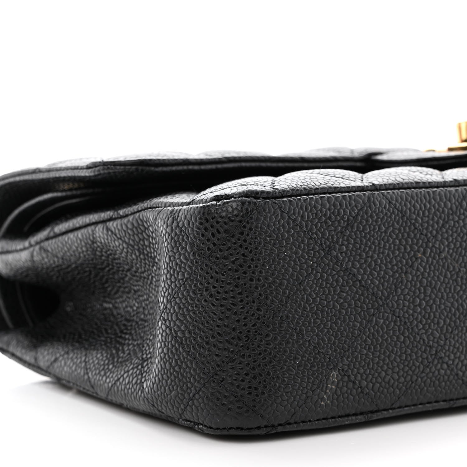 Chanel Caviar Quilted Medium Double Flap Black 8 of 10