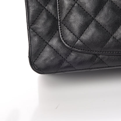 Chanel Crumpled Calfskin Quilted Mini Rectangular Flap So Black 11 of 12