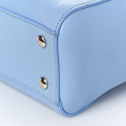 Versace Calfskin Small Signature Bag Light Blue 9 of 9