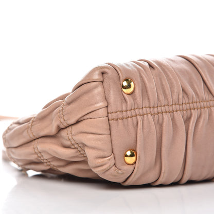Prada Nappa Gaufre Mini Crossbody Bag Cammeo 8 of 10