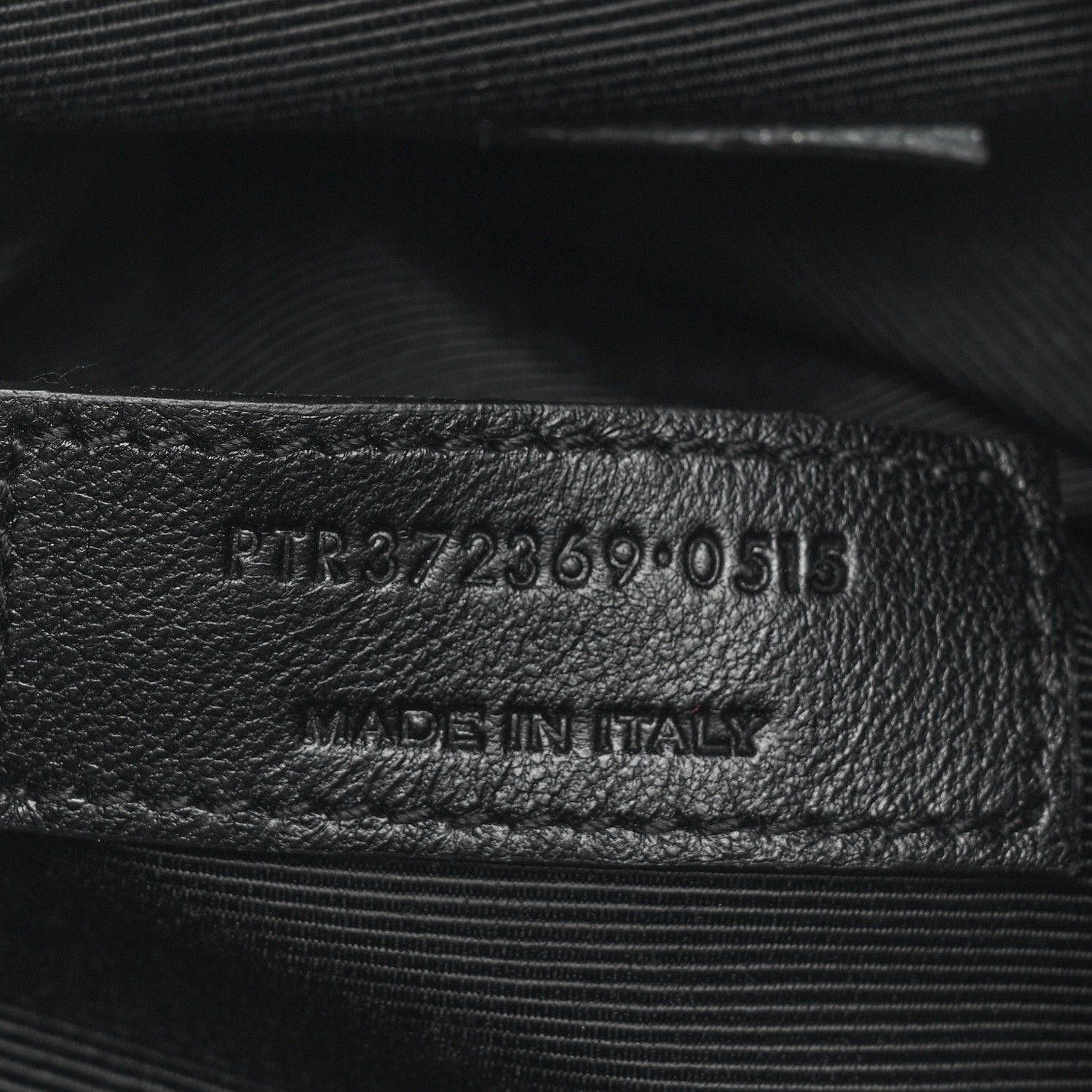 Saint Laurent Calfskin Fringe Small Monogram Bucket Bag Black 7 of 11