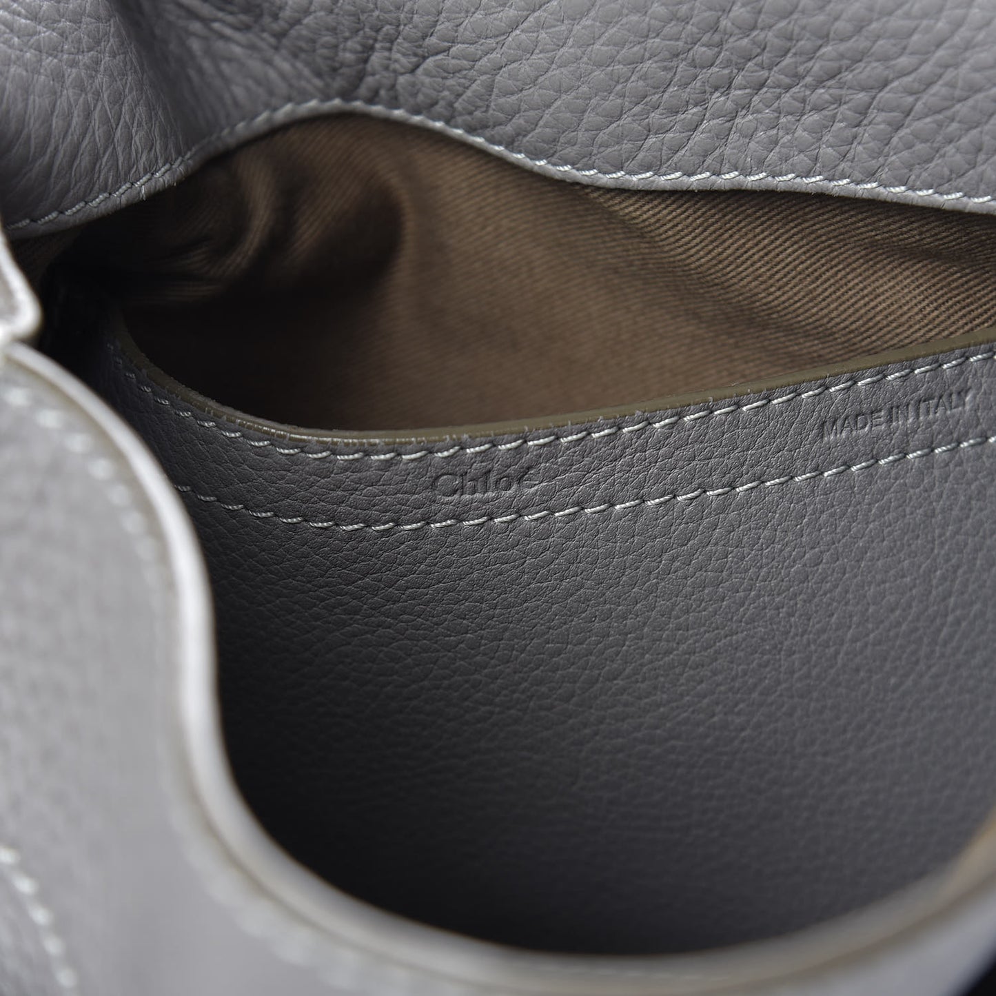 Calfskin Medium Marcie Round Crossbody Bag Cashmere Grey