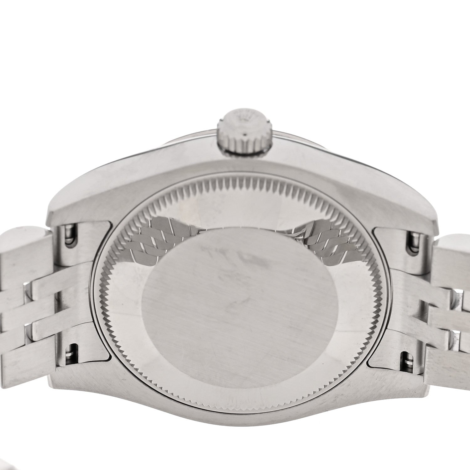 Rolex Stainless Steel 18K White Gold Diamond 31mm Oyster Perpetual Datejust Watch Silver 178274 4 of 5