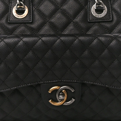 Chanel Caviar Quilted Large Casual Pocket Tote Black 8 of 13