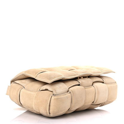Bottega Veneta Suede Calfskin Maxi Intrecciato Padded Cassette Crossbody Bag Sand 4 of 15