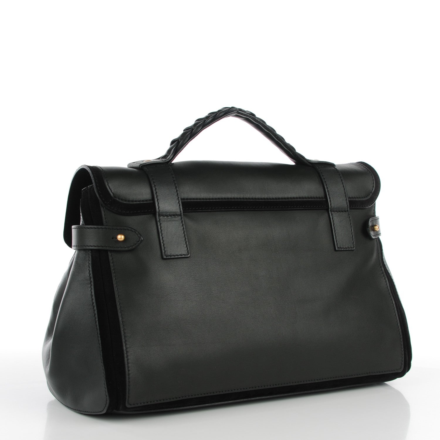 Mulberry Nappa Suede Medium Panel Alexa Evergreen 3 of 7