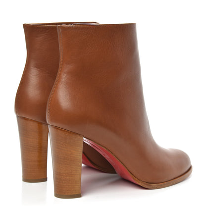 Christian Louboutin Calfskin Adox 85 Ankle Boots 40 Caramel 4 of 8