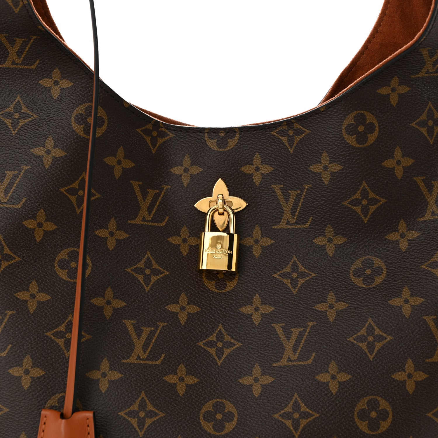 Louis Vuitton Monogram Flower Hobo Caramel 8 of 10