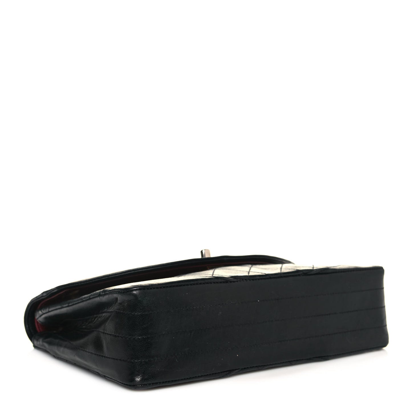Lambskin Quilted Medium Single Flap Black