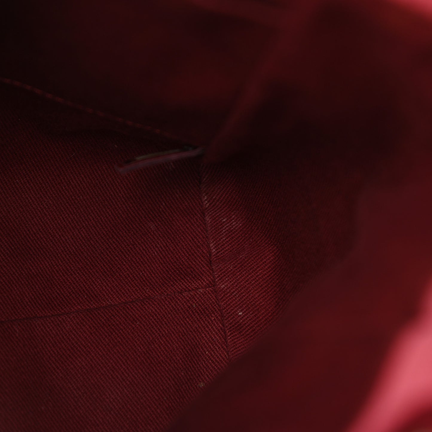 Canvas Mini Deauville Tote Red
