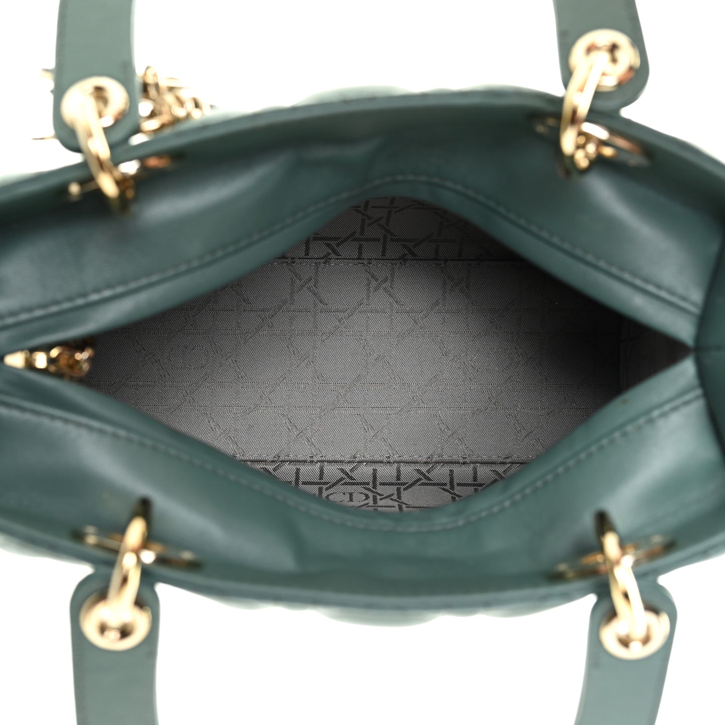 Lambskin Cannage Medium Lady Dior Orage