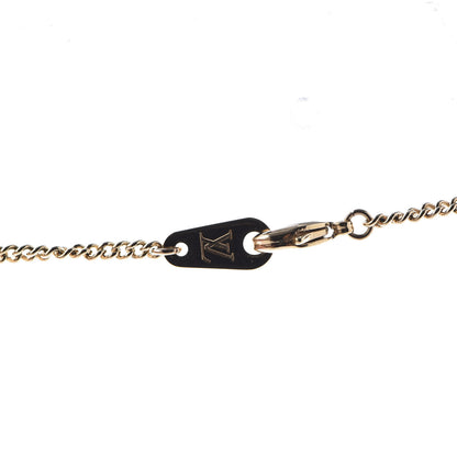 Louis Vuitton Paris Pendant Necklace Gold 6 of 7