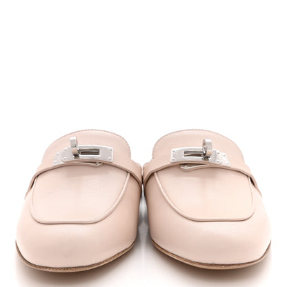 Hermes Goatskin Oz Mules 36 Blanc Poros 2 of 10