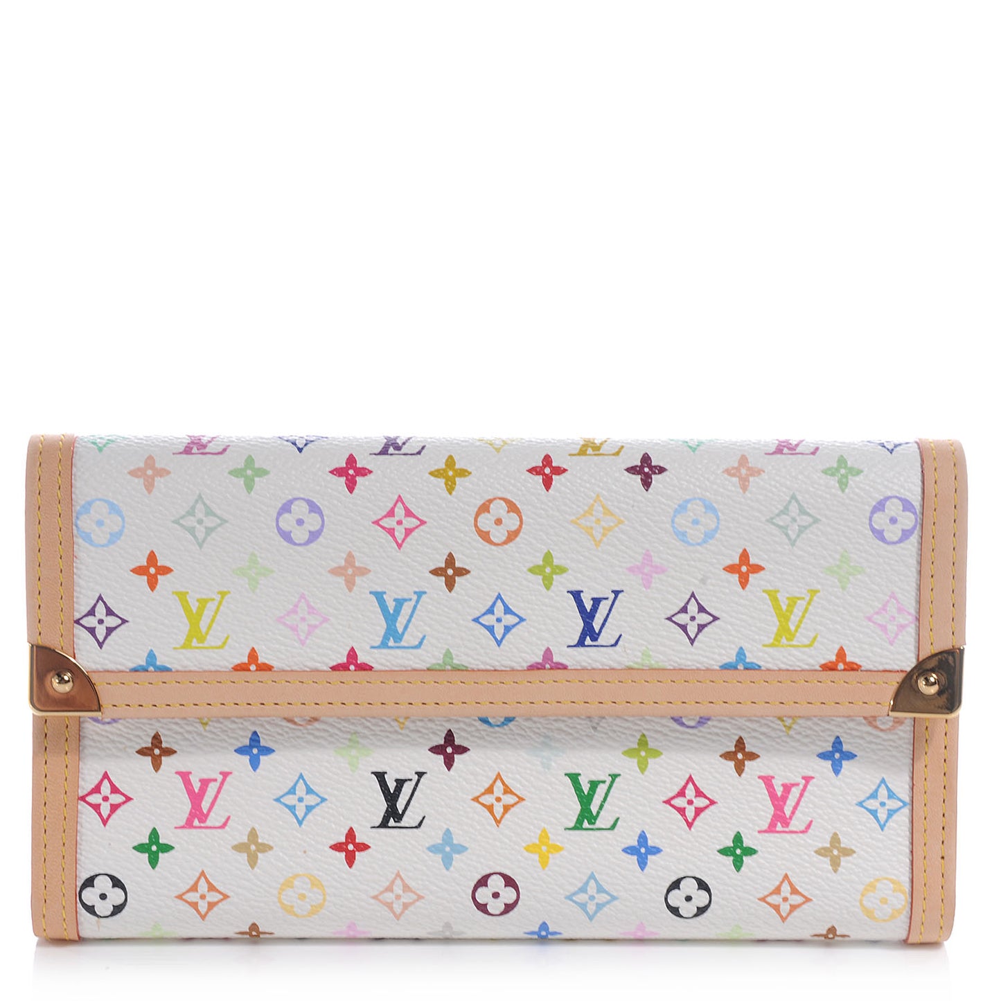 Monogram Multicolor Porte Tresor International Wallet White