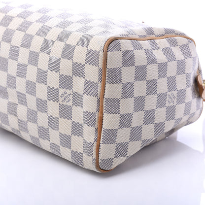 Louis Vuitton Damier Azur Speedy 25 7 of 10