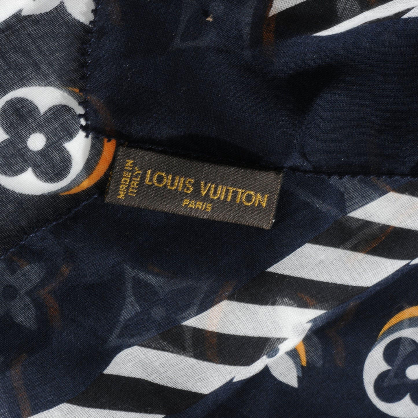 Cotton Monogram Cruise Scarf
