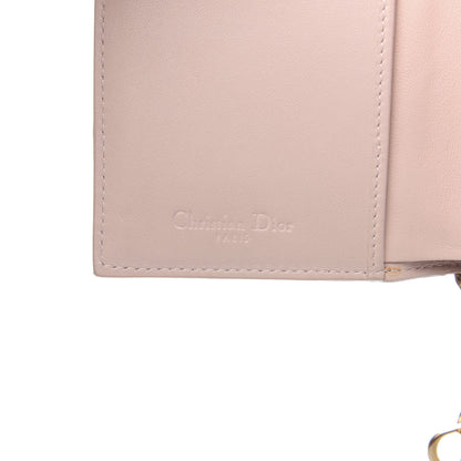 Christian Dior Lambskin Cannage Lady Dior Eden Wallet Light Pink 6 of 11