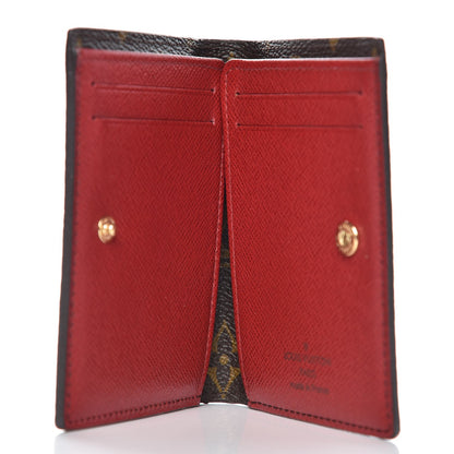 Louis Vuitton Monogram Compact Marie Wallet Rouge 5 of 8