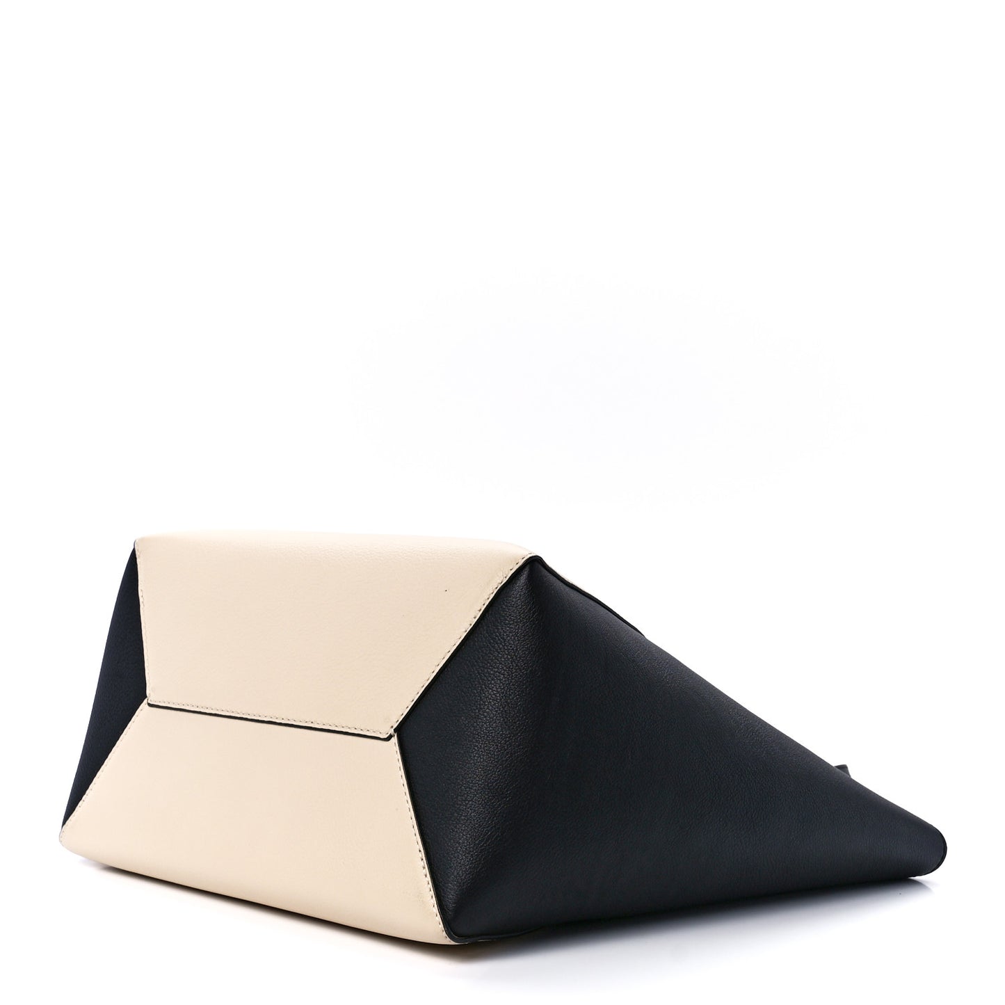 Calfskin Lockme Cabas Vanille Black
