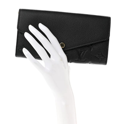 Louis Vuitton Empreinte Sarah Wallet NM Black 2 of 7
