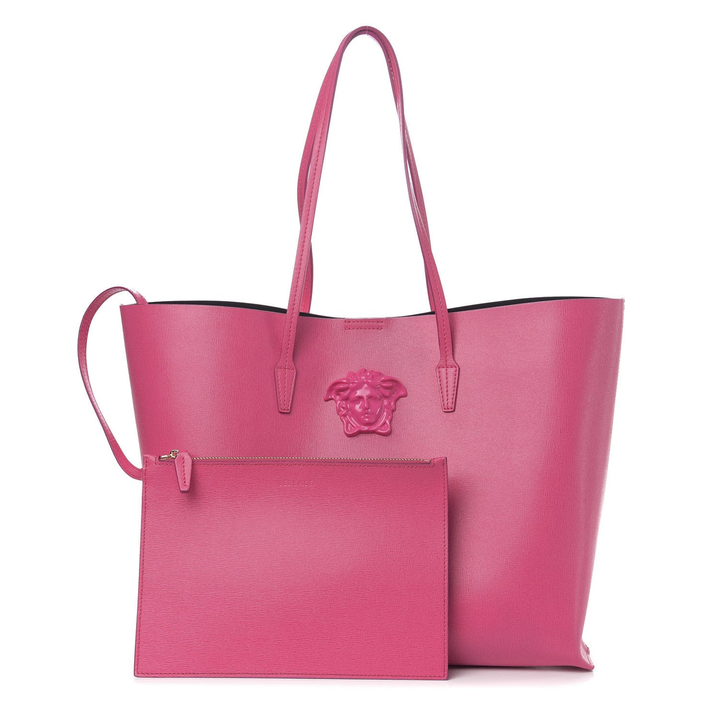 Saffiano Palazzo Medusa Tote Pink
