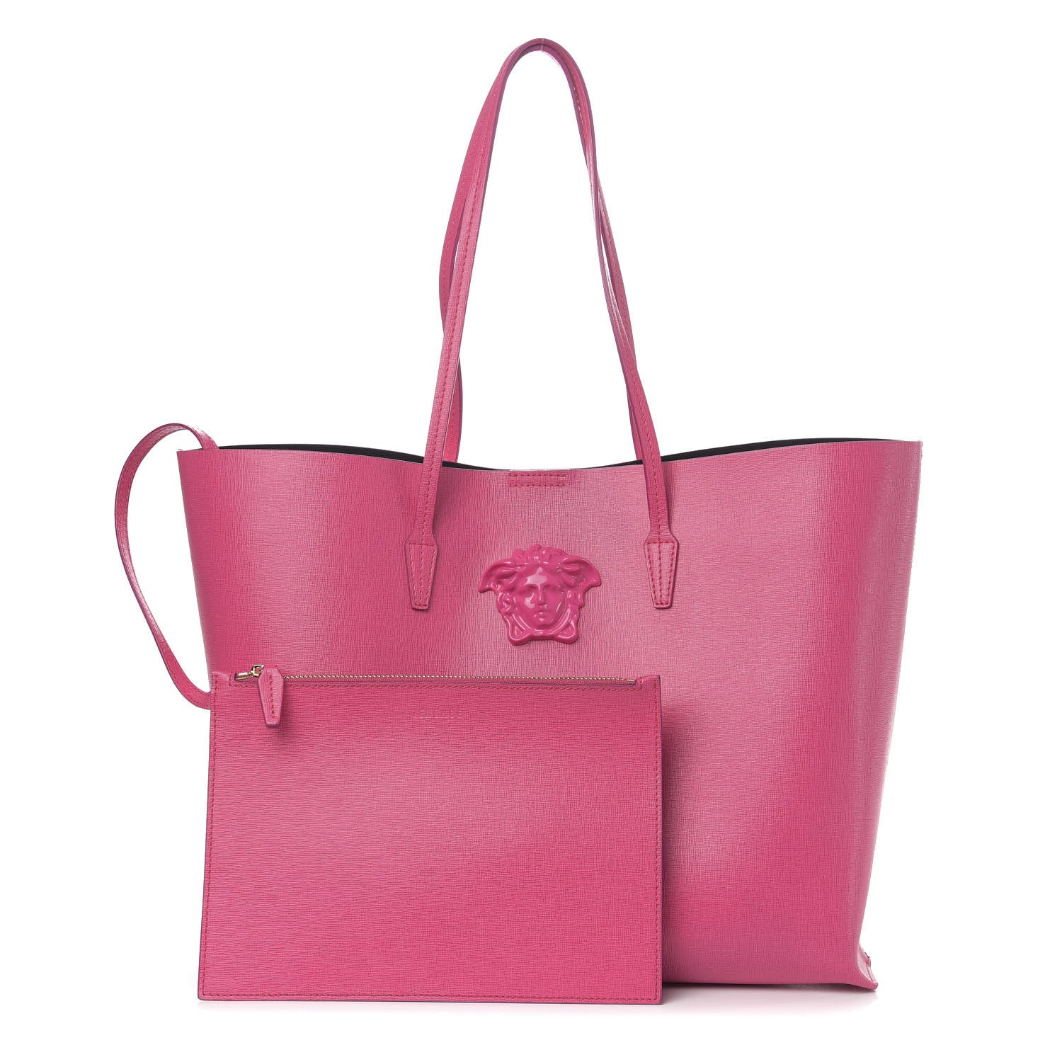Versace Saffiano Palazzo Medusa Tote Pink 1 of 11