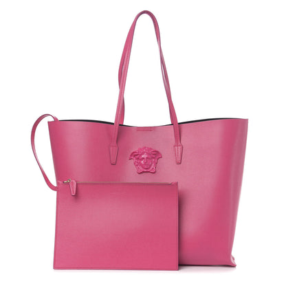 Versace Saffiano Palazzo Medusa Tote Pink 1 of 11