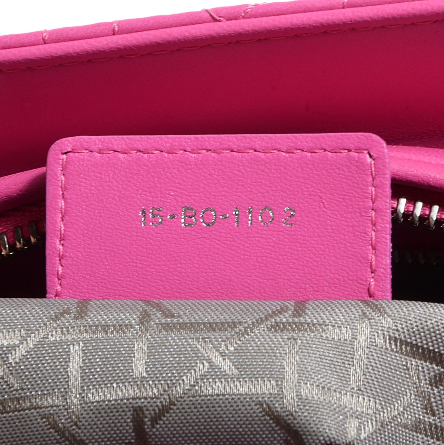 Christian Dior Lambskin Cannage Medium Lady Dior Pink 6 of 7