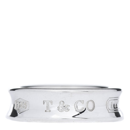 Tiffany Sterling Silver 1837 Band Ring 60 9 1 of 4