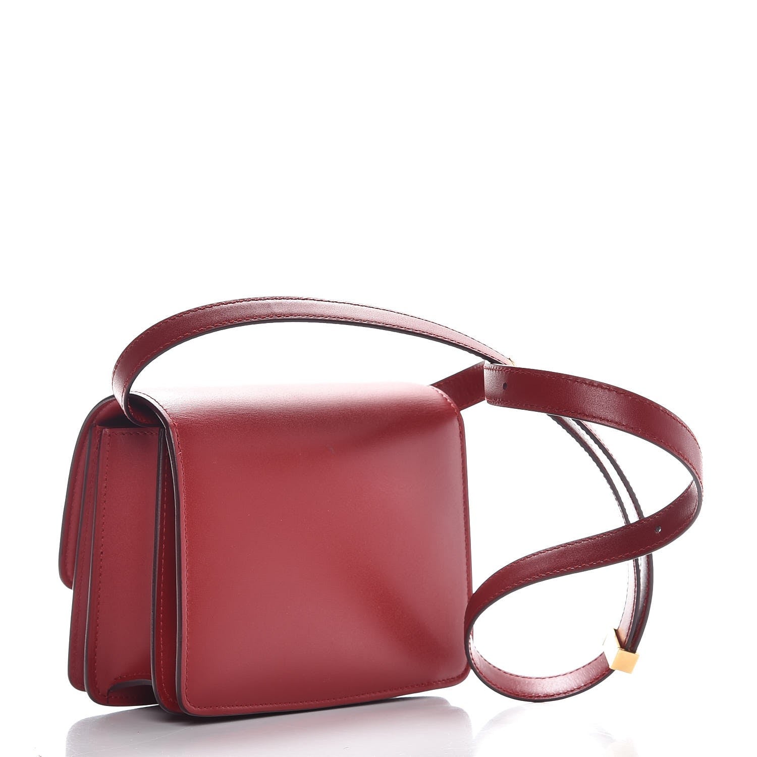 Celine Smooth Calfskin Small Classic Box Flap Bag Red 3 of 8