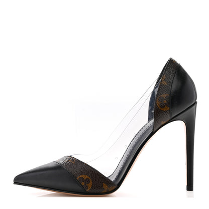 Louis Vuitton Monogram PVC Call Back Pumps 38.5 Black 1 of 10