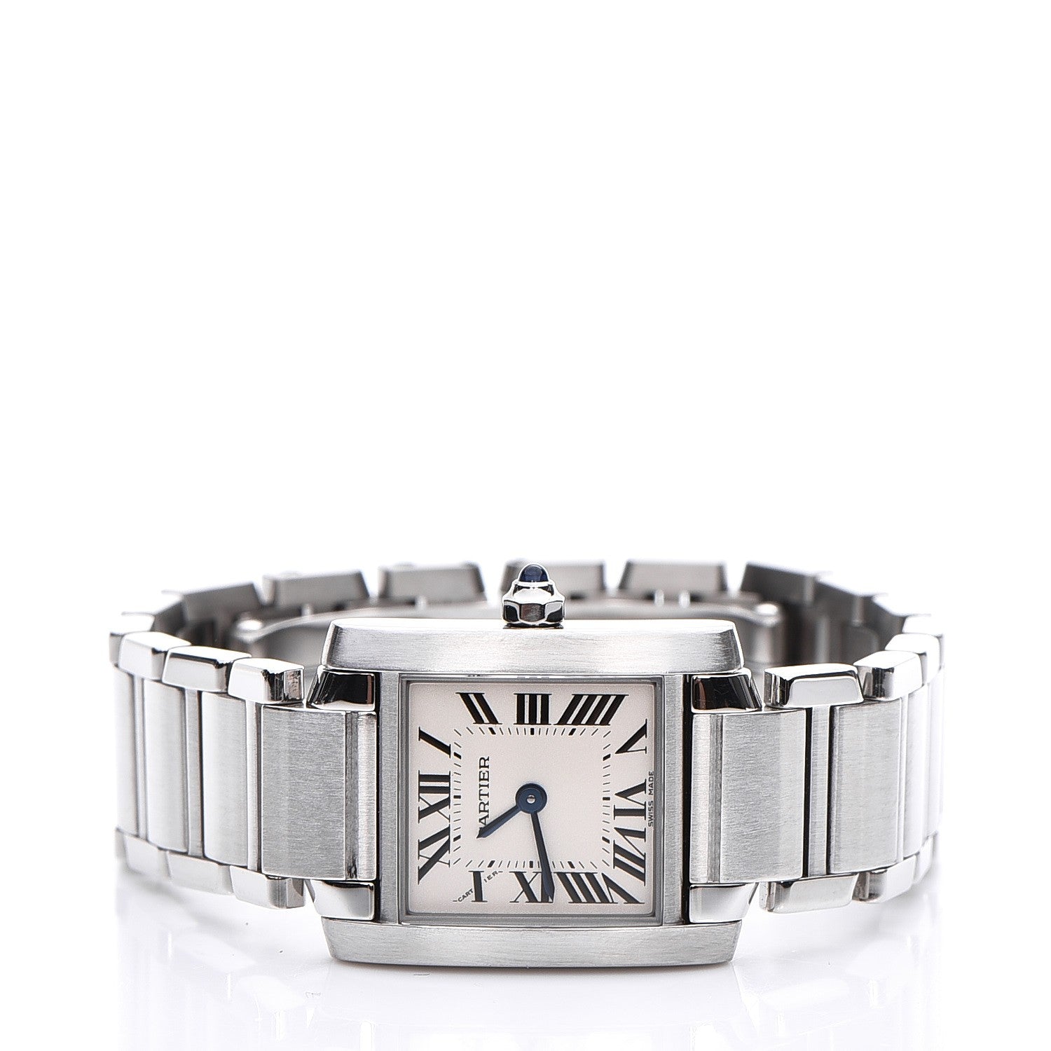 Cartier Stainless Steel 20mm Tank Francaise Quartz Watch 3 of 18