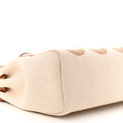 Hermes H Plume Canvas Vache Hunter Circuit 24 Herbag Zip Retourne 31 Fauve Ecru Beige 10 of 12