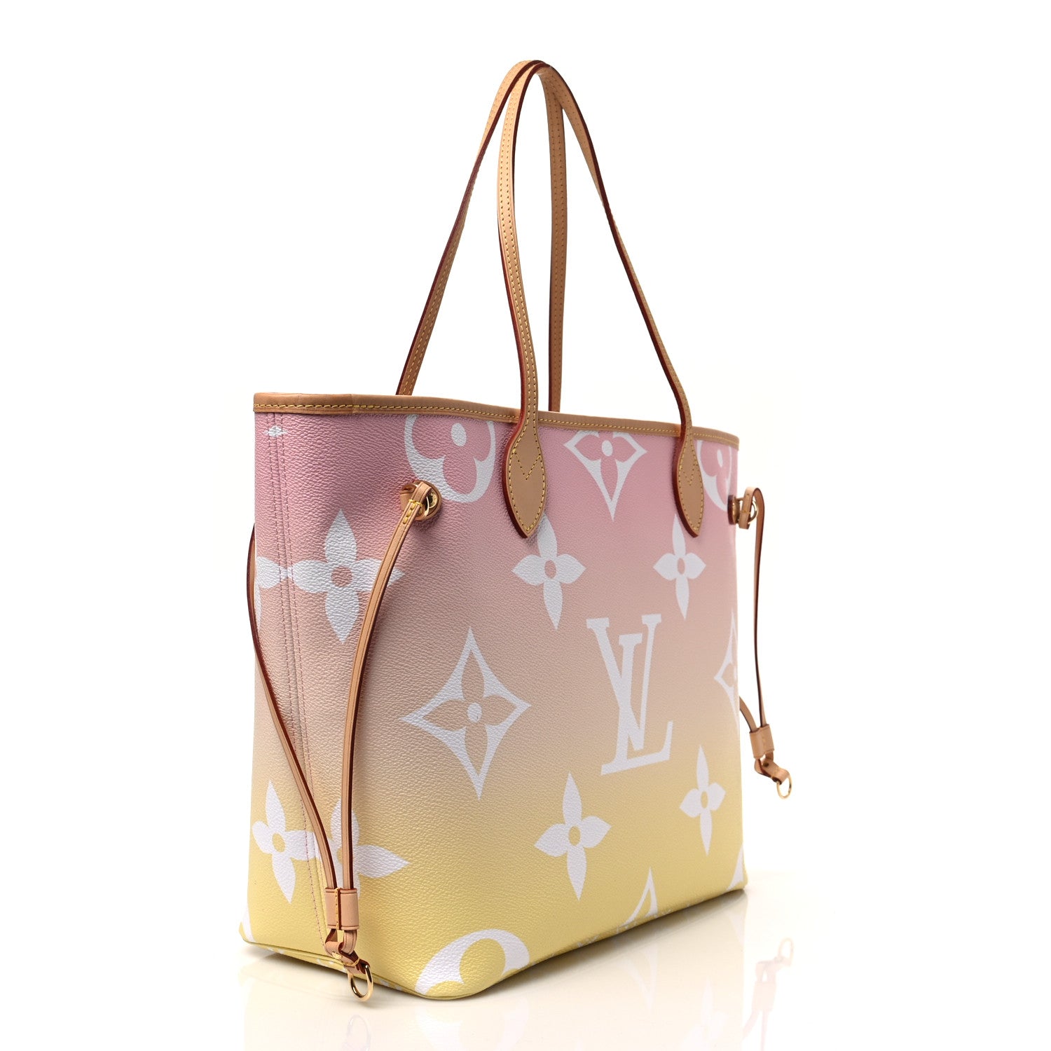 Louis Vuitton Monogram Giant By The Pool Neverfull MM Light Pink 3 of 8