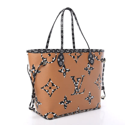 Louis Vuitton Monogram Giant Jungle Neverfull MM Ivory 3 of 9