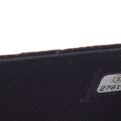 Chanel Caviar Quilted CC Filigree Wallet On Chain WOC Black 8 of 11