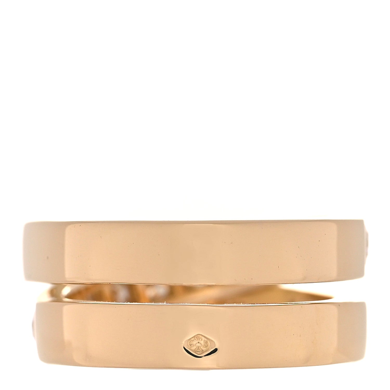 Cartier 18K Yellow Gold Diamond Paris Nouvelle Vague Ring 52 6 3 of 5