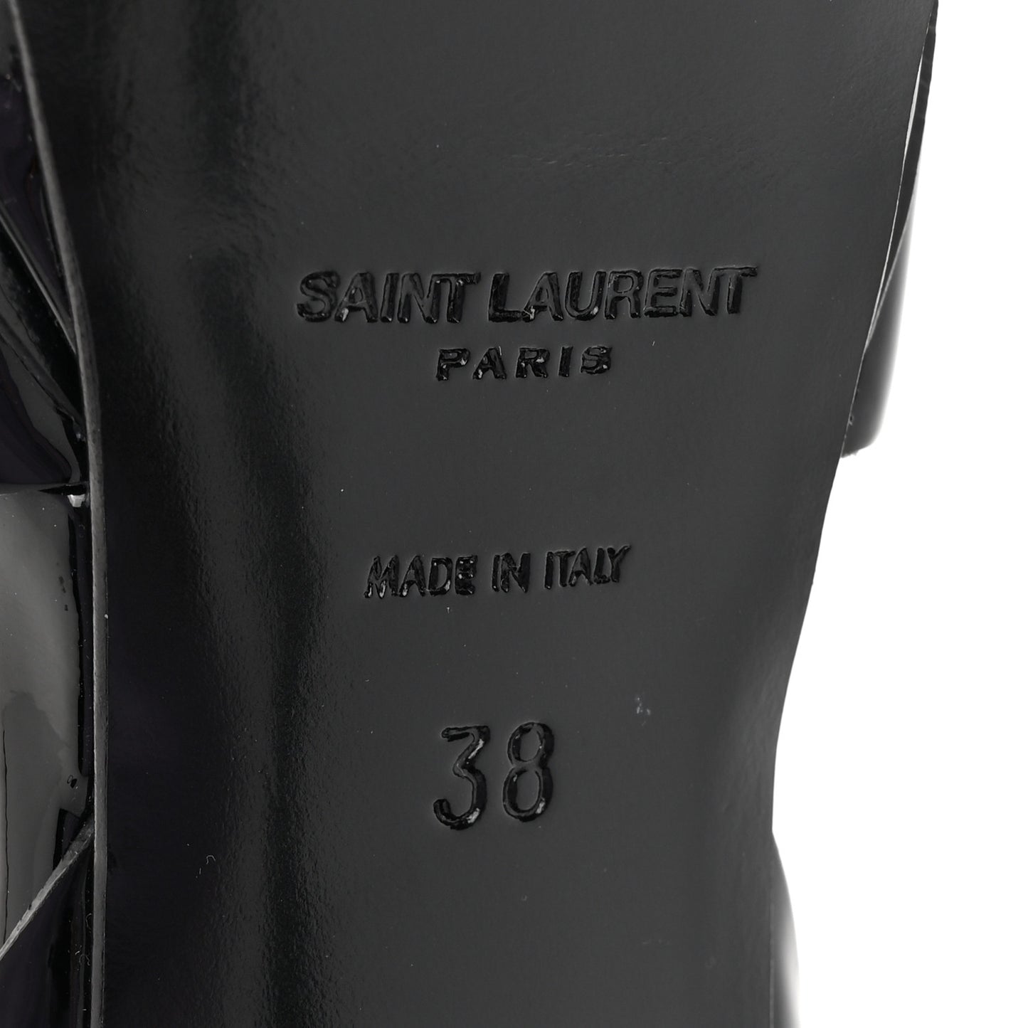 Patent Tribute 105 Platform Sandals 38 Black