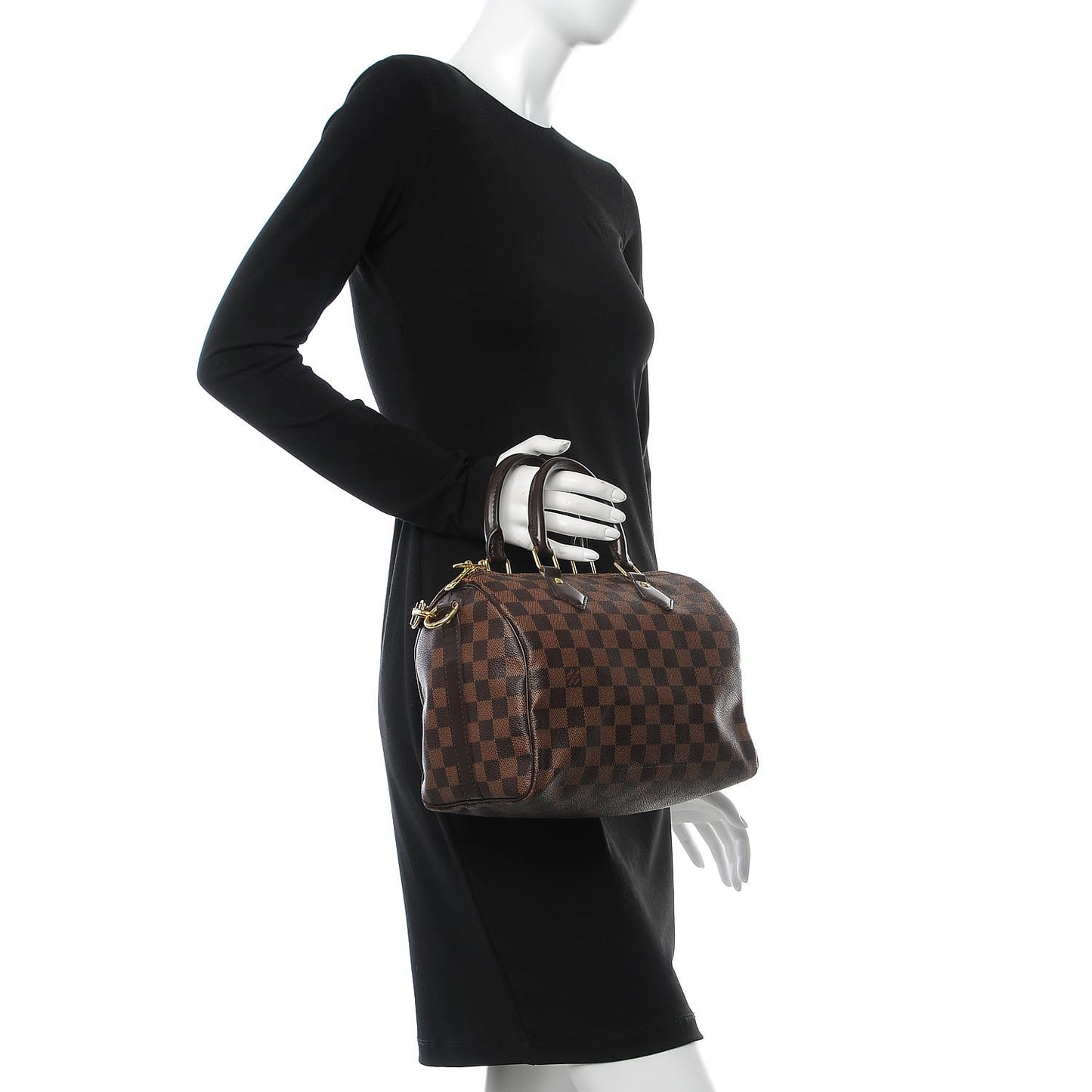 Damier Ebene Speedy Bandouliere 25